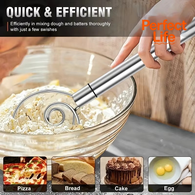 Danish Pancake Pan - Mikser do ciasta ręczny blender do